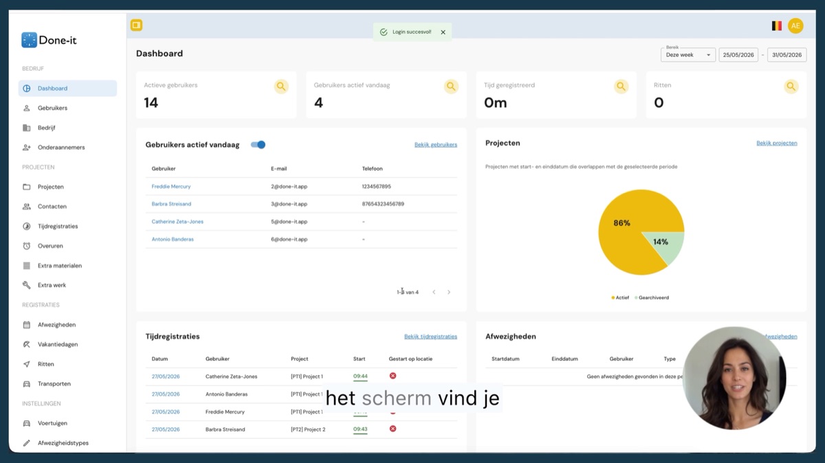 Done-it setup walkthrough