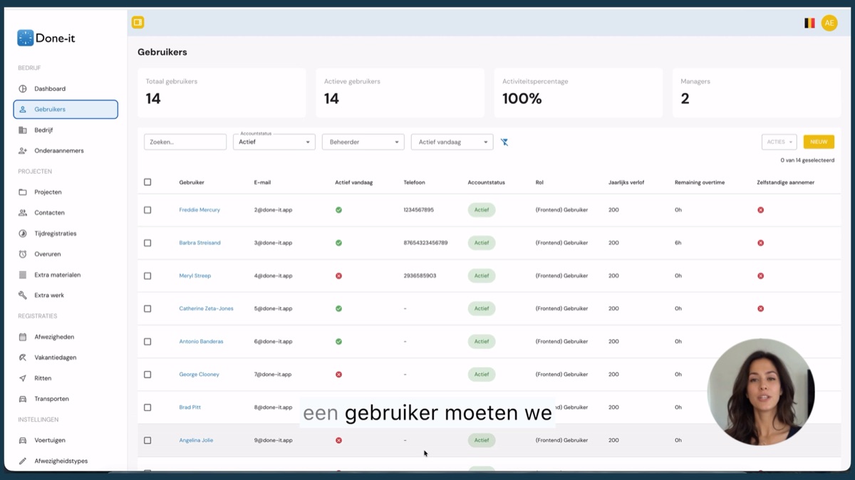 Adding and editing users